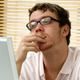 Image for article titled Employee Proves Diligence By Arriving To Video Conference Call Extra Hour Early Every Morning